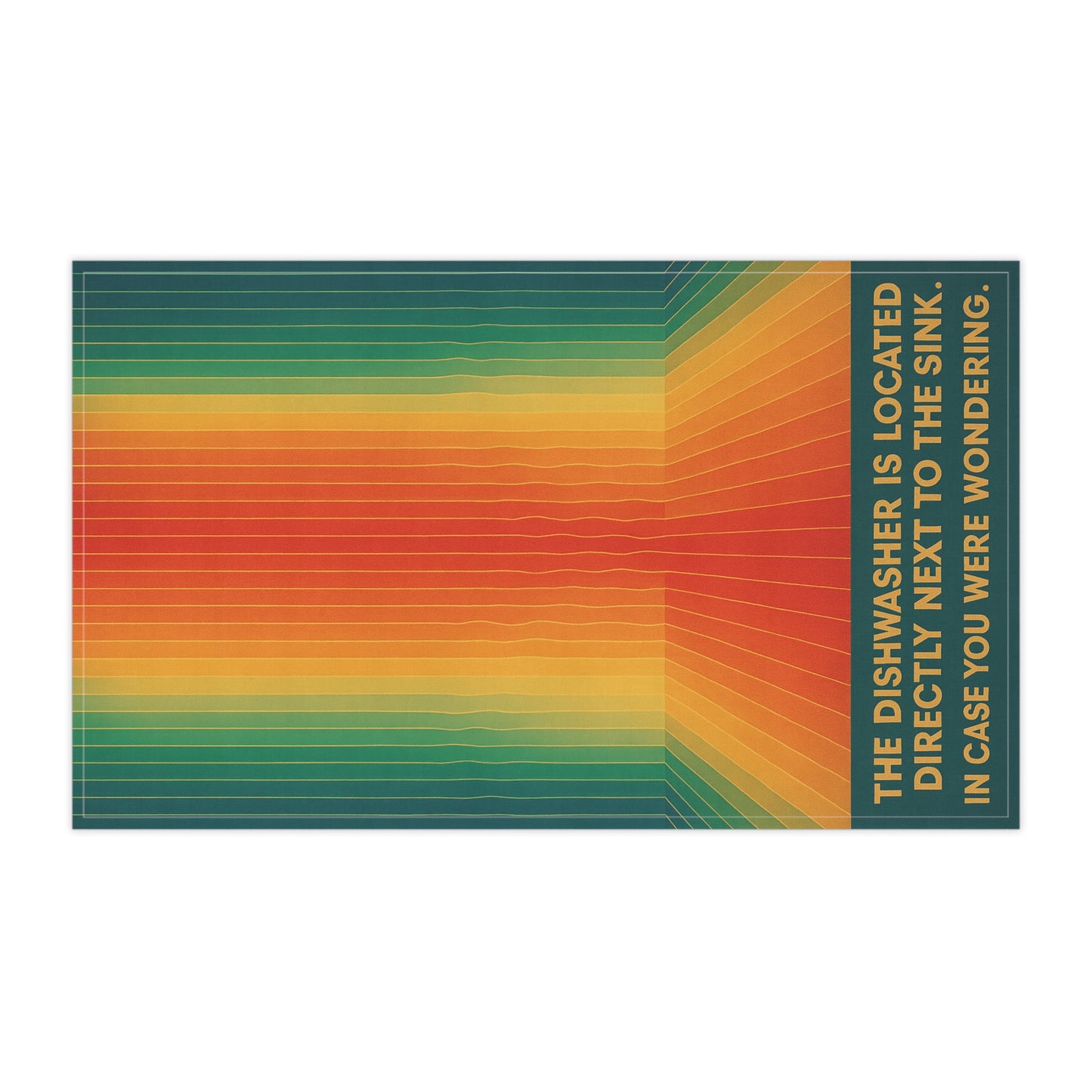 "Sink Logic" Tea Towel -- Heatherisms Collection