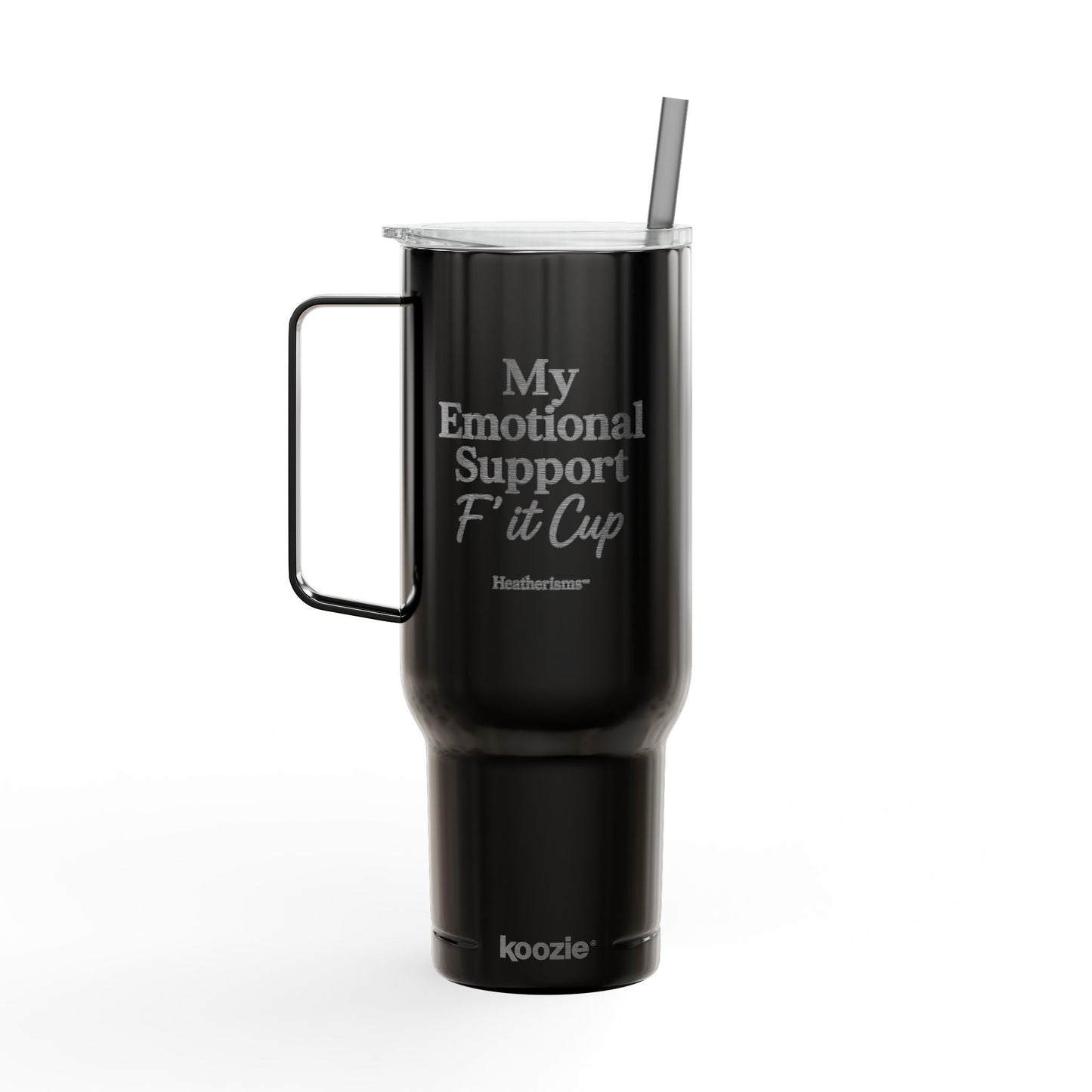 My Emotional Support F-it Cup, 40oz Travel Mug, Personalized Drinkware, Gift for Friends, Funny Coffee Cup