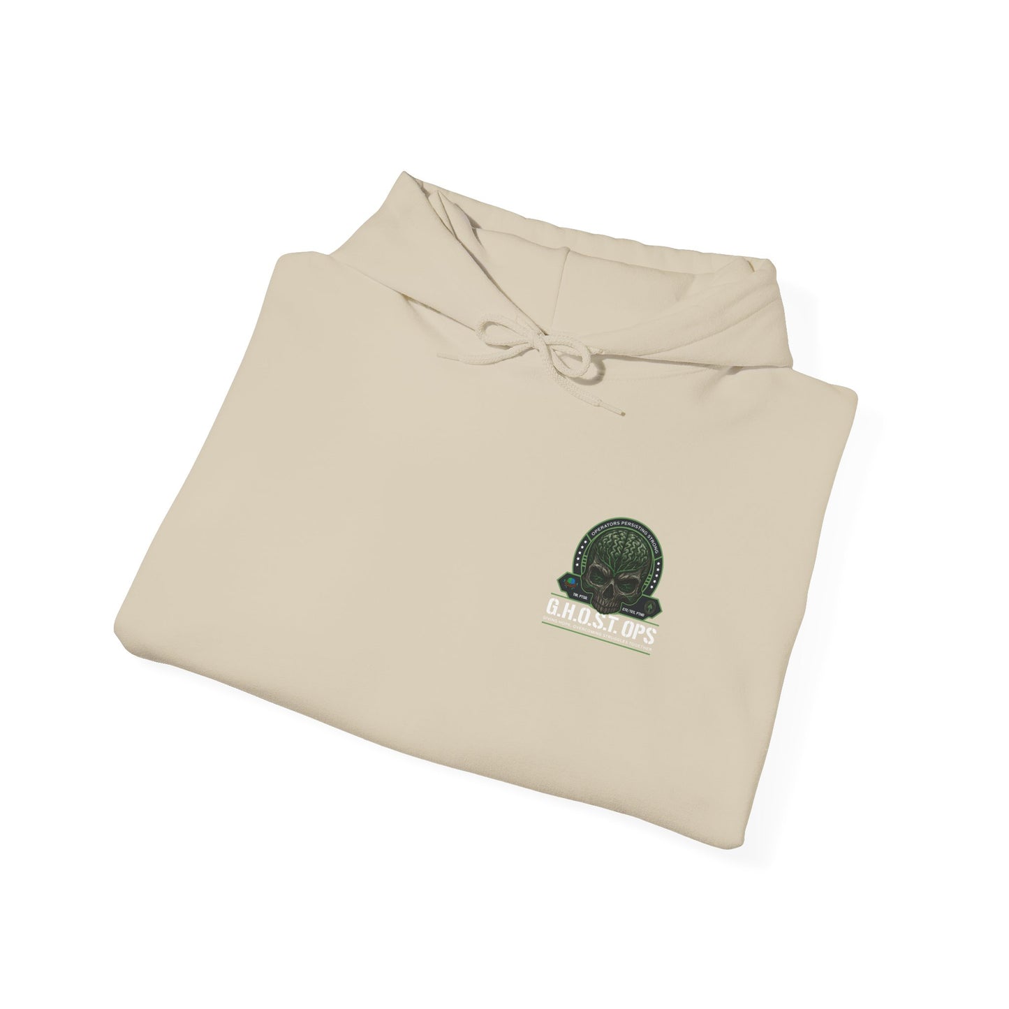 G.H.O.S.T OPS Hoodie β Skull Logo Sweatshirt | Veteran Support Apparel, Resilience Apparel