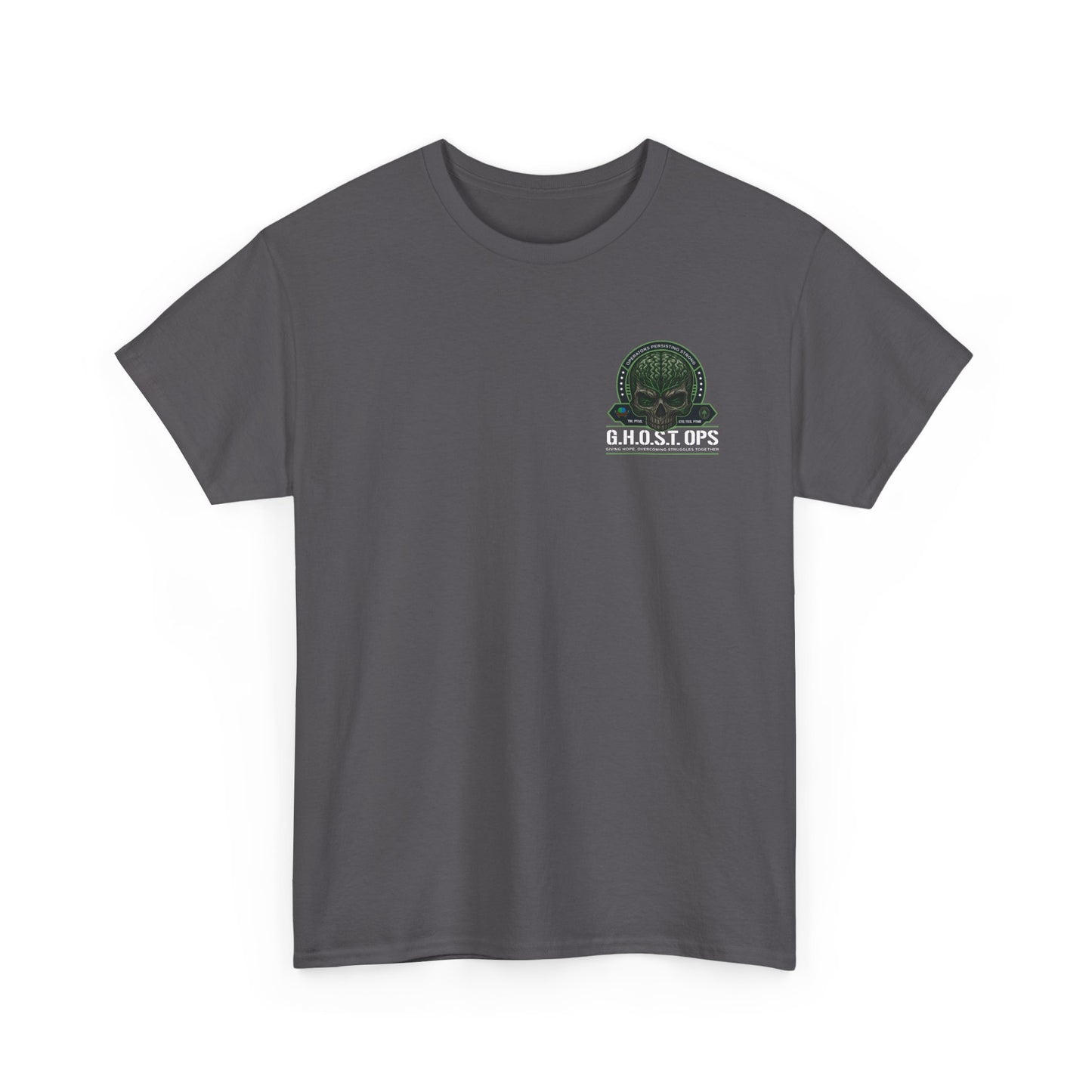 G.H.O.S.T OPS Veteran Tee -- Tactical Cotton Shirt for Everyday Resilience, Strength and Style