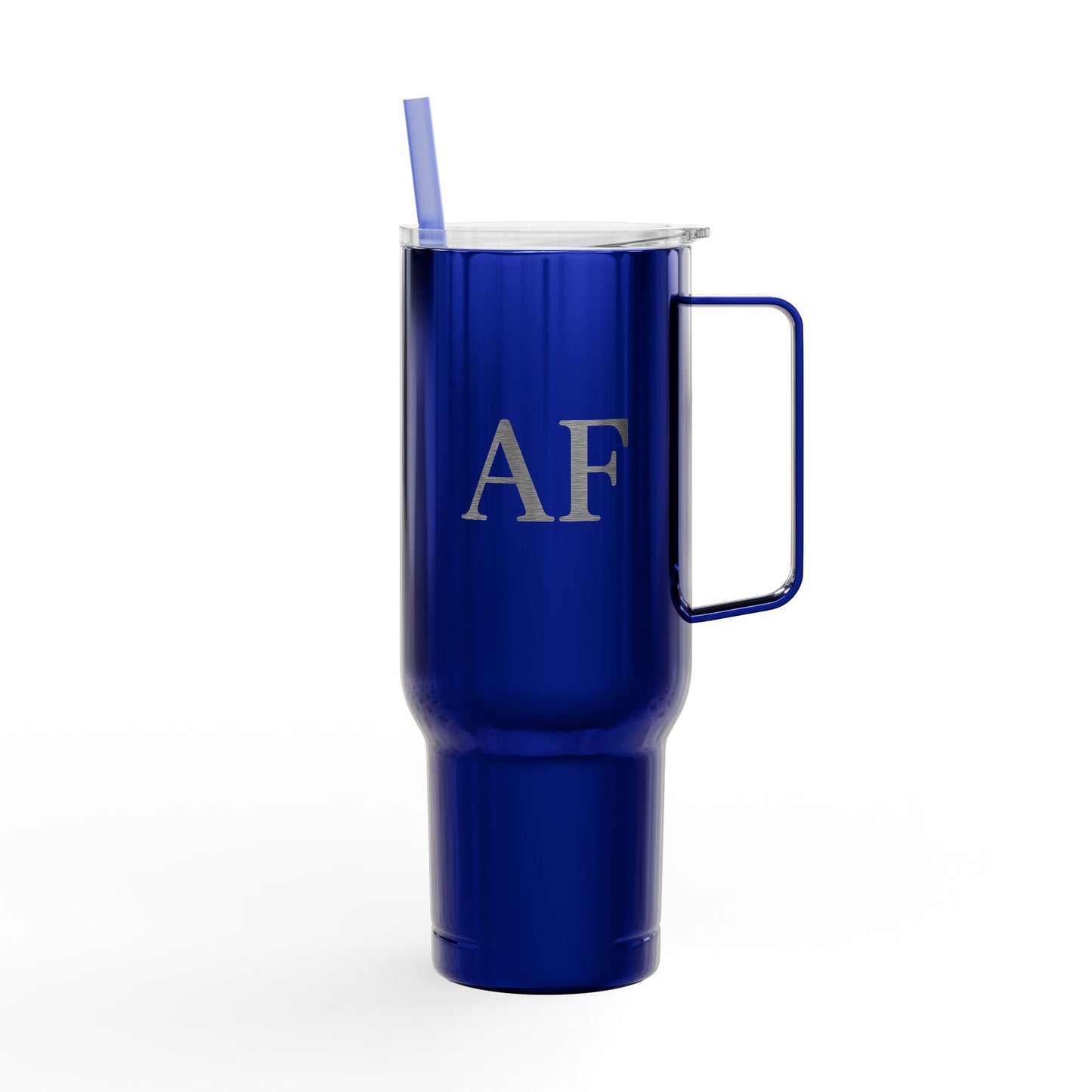 Tired AF – 40oz Insulated Stainless Steel Tumbler with Lid & Straw | Double-Sided AF Design by Heatherisms™| Travel Mug for Coffee, Gifts for Coffee Lovers, Custom Engraved Drinkware, Funny Cup for Work