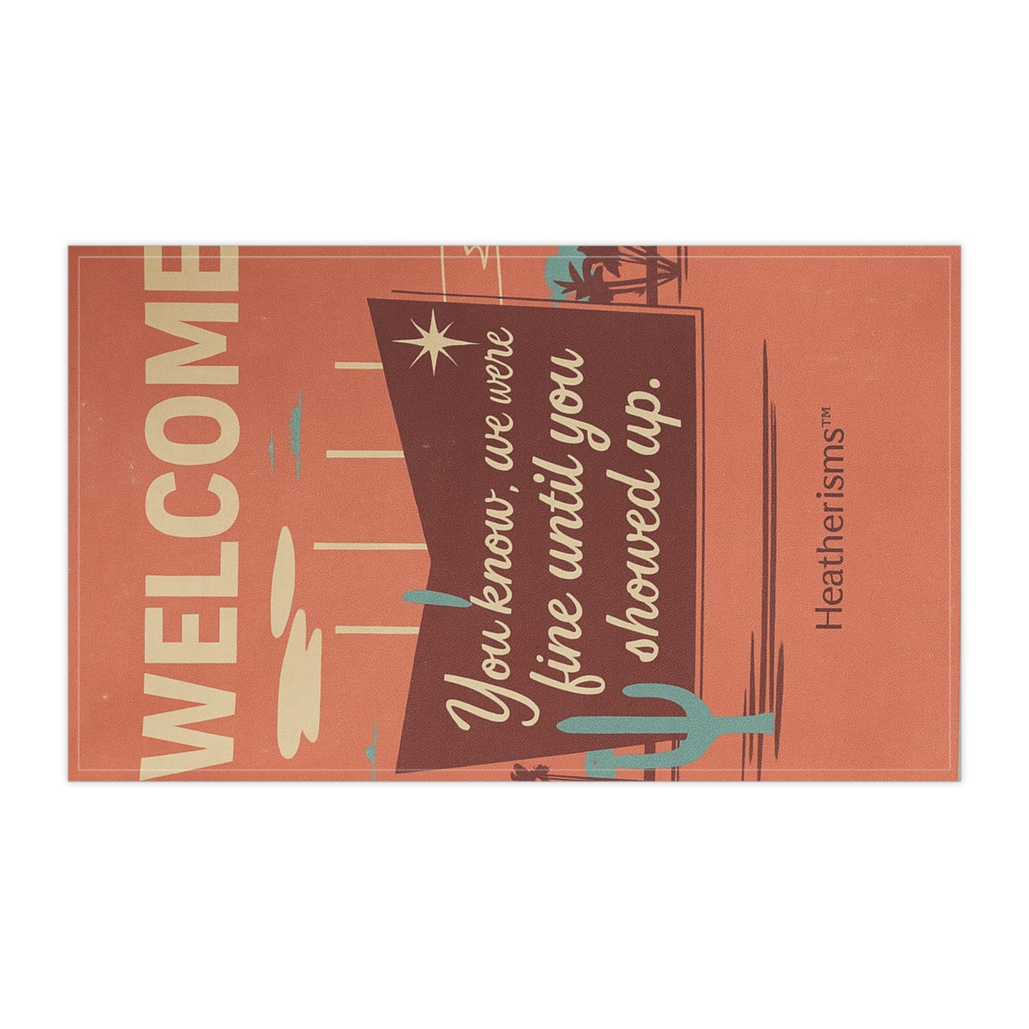 Desert-Themed Tea Towels - Fun Kitchen Decor, Home Gift, Unique Hostess Present, Retro Kitchenware, Southwestern Style