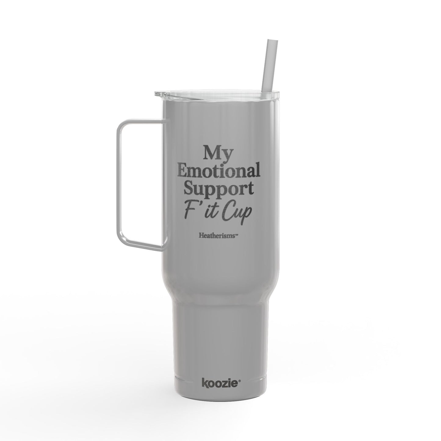 My Emotional Support F-it Cup, 40oz Travel Mug, Personalized Drinkware, Gift for Friends, Funny Coffee Cup