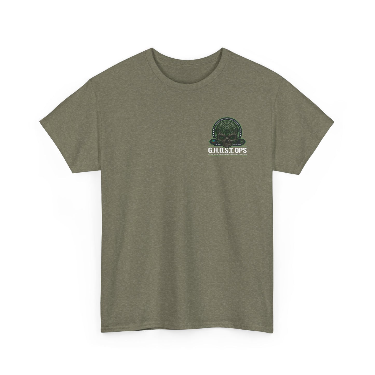 G.H.O.S.T OPS Veteran Tee -- Tactical Cotton Shirt for Everyday Resilience, Strength and Style