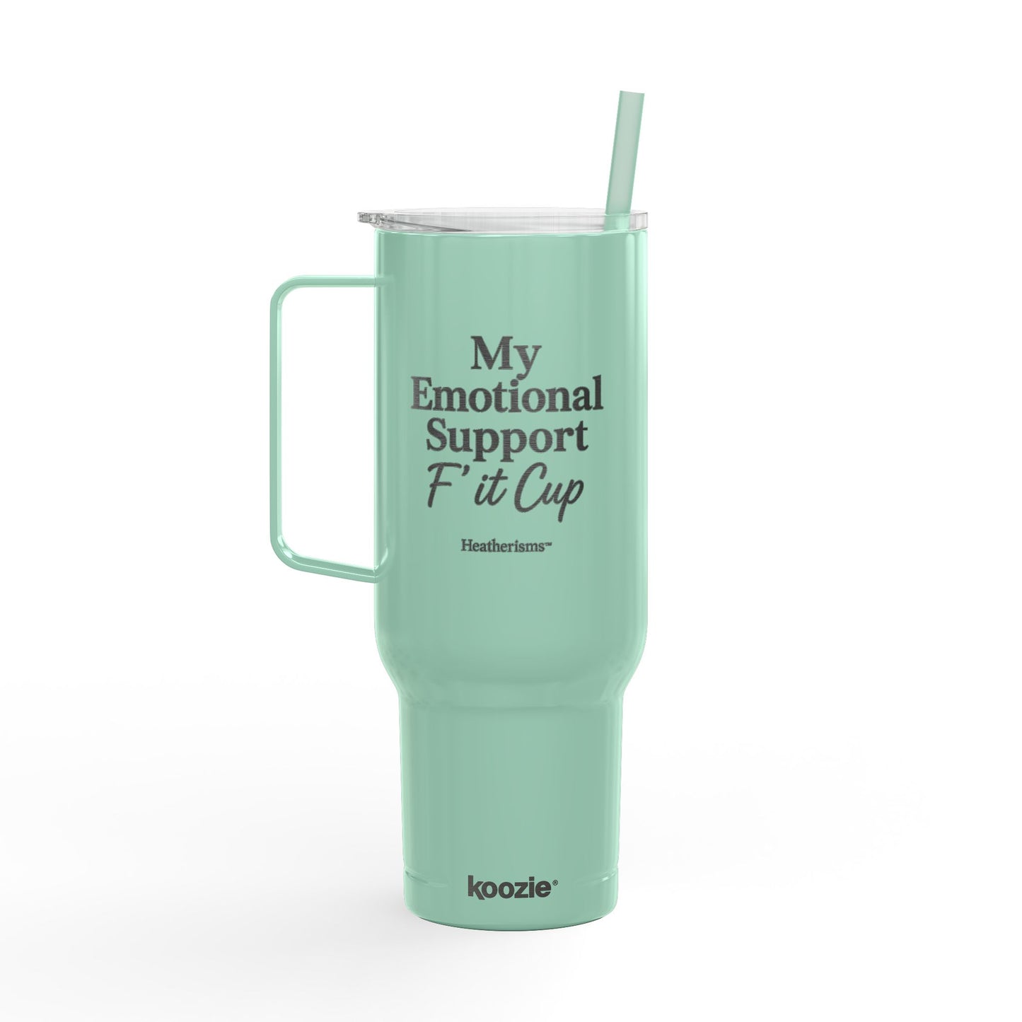 My Emotional Support F-it Cup, 40oz Travel Mug, Personalized Drinkware, Gift for Friends, Funny Coffee Cup