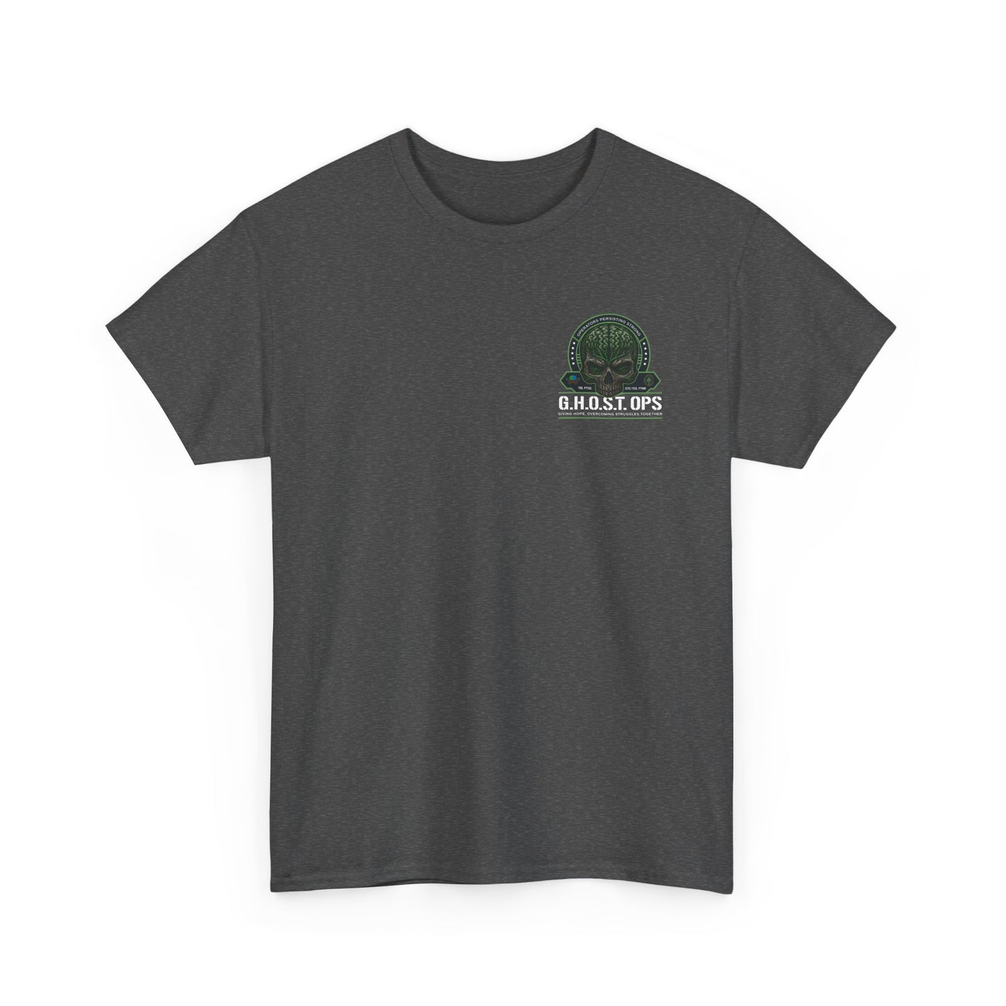 G.H.O.S.T OPS Veteran Tee -- Tactical Cotton Shirt for Everyday Resilience, Strength and Style