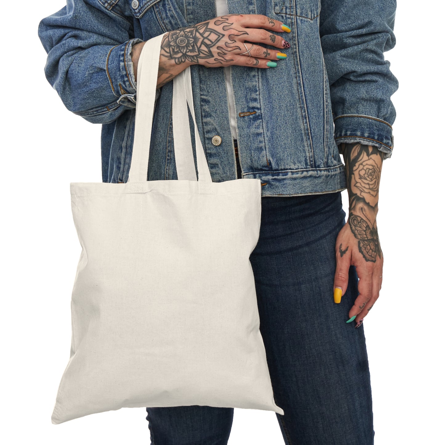 “My Pharmacy Knows Me by Name” Tote Bag | Heatherisms™ Candy Dot Collection | Chronic Illness Humor | Reusable Canvas Bag for Caregivers, Nurses, Spoonies, and Realists
