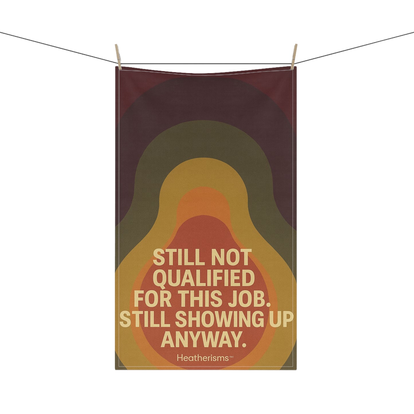 Humorous Tea Towels for Kitchen, Gift for New Job, Funny Home Decor, Quirky Gift for Friend, Motivational Kitchen Towels