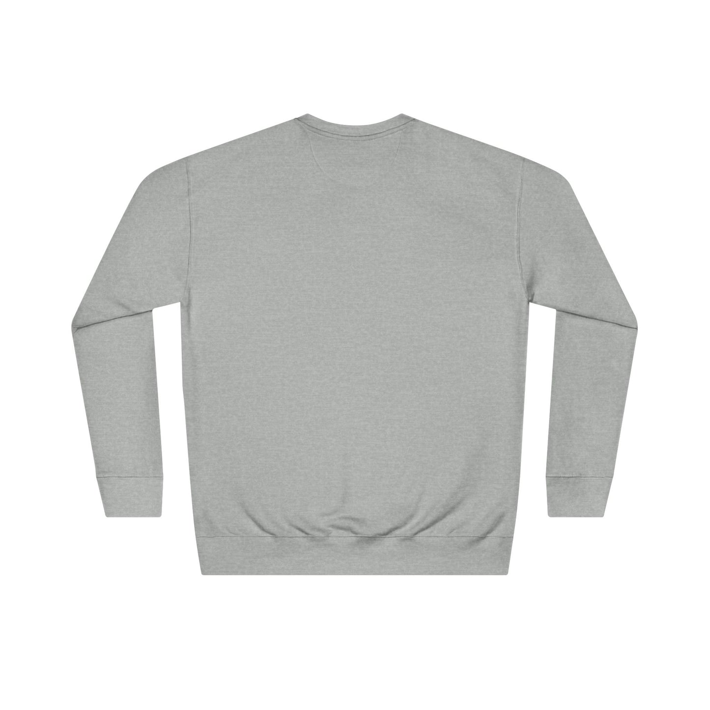 Unisex Crew Sweatshirt – Quietly Brave Embroidery | Dusty Rose & Carbon Grey | Cozy Inspirational Pullover