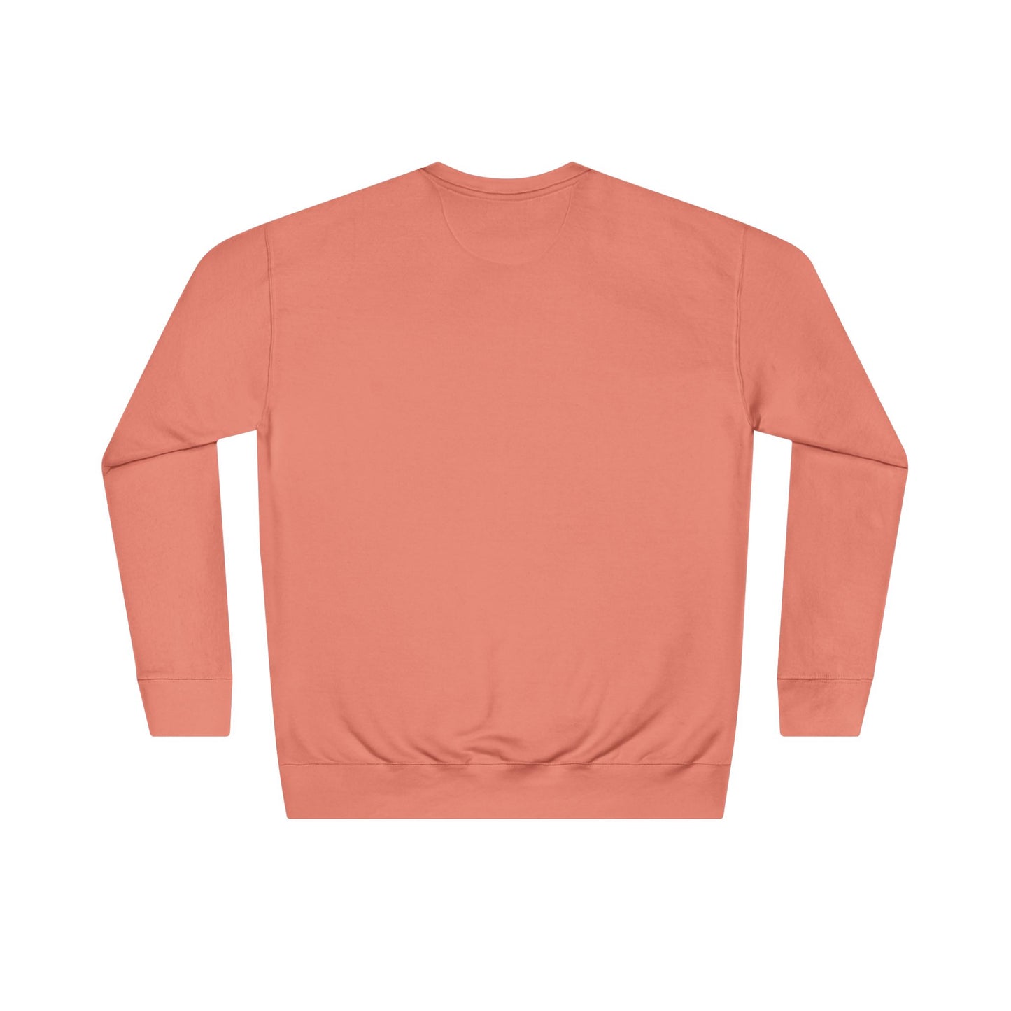 Unisex Crew Sweatshirt – Quietly Brave Embroidery | Dusty Rose & Carbon Grey | Cozy Inspirational Pullover