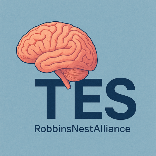 Color-enhanced brain diagram highlighting frontal and temporal regions affected by repeated head impacts linked to Traumatic Encephalopathy Syndrome (TES).