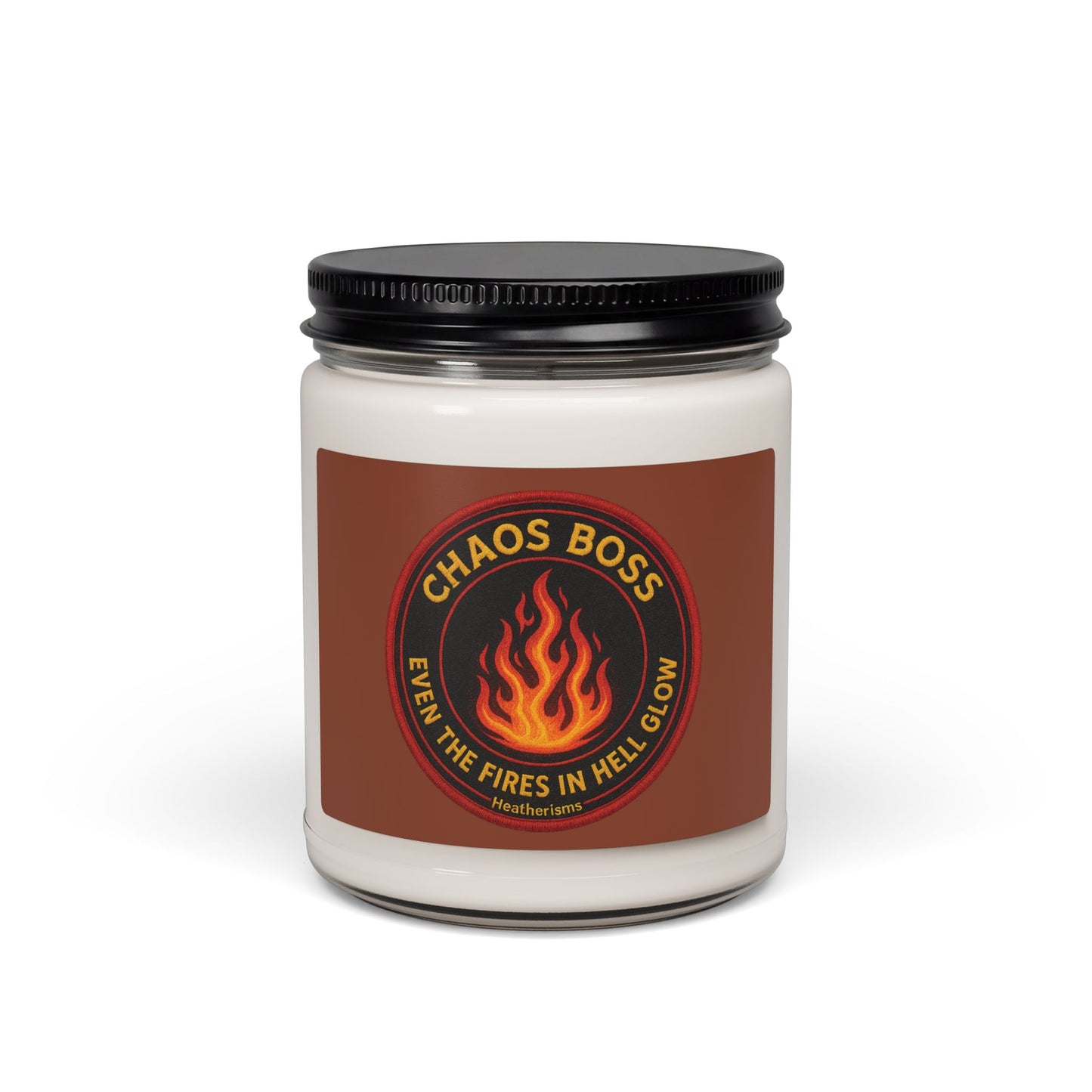 CHAOS BOSS Soy Candle | Heatherisms™ | Cozy Gift for Caregivers, First Responders & Everyday Heroes
