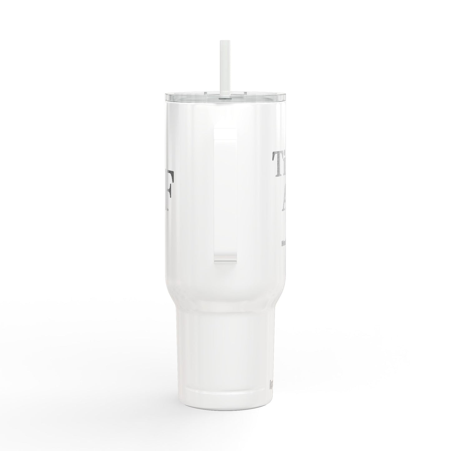 Tired AF – 40oz Insulated Stainless Steel Tumbler with Lid & Straw