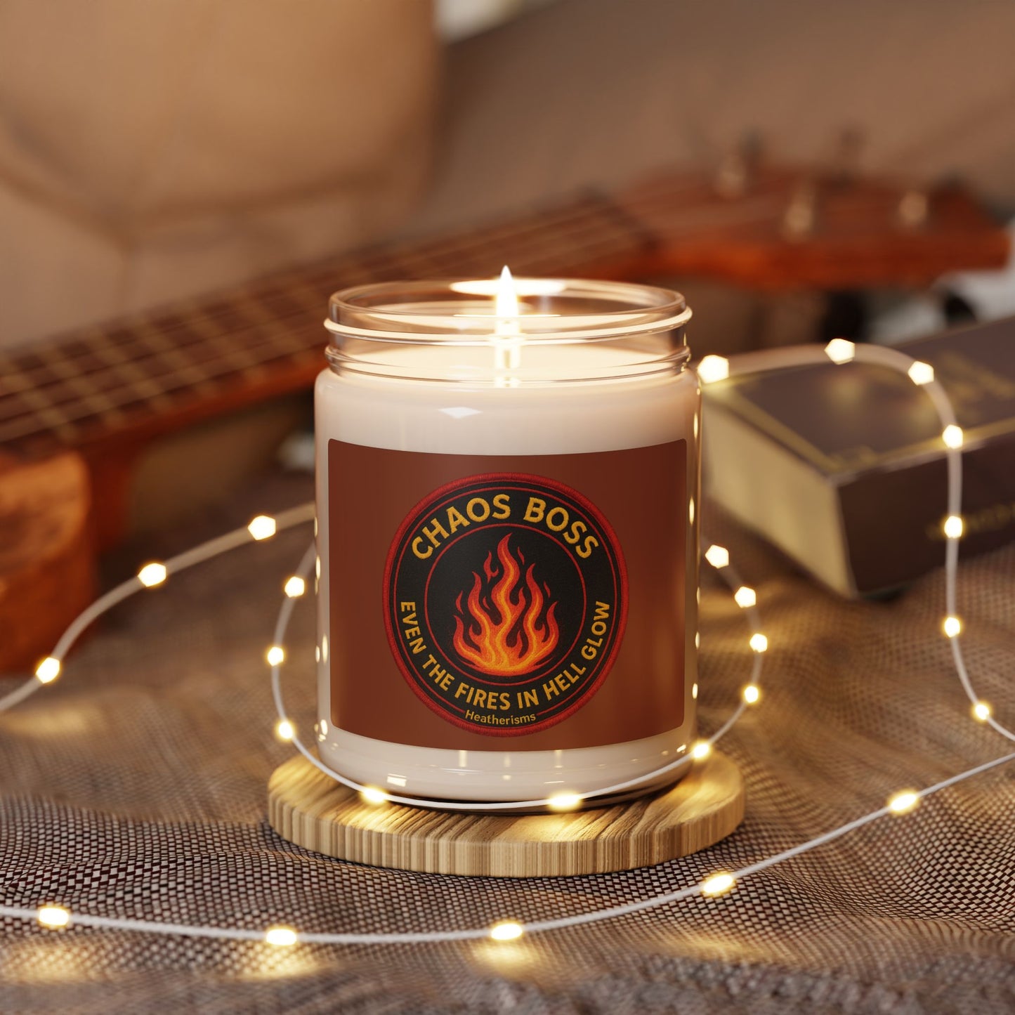 CHAOS BOSS Soy Candle | Heatherisms™ | Cozy Gift for Caregivers, First Responders & Everyday Heroes