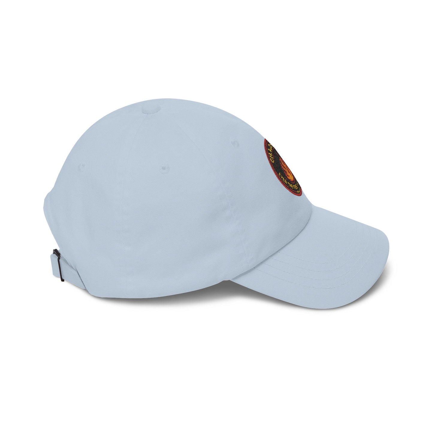 CHAOS BOSS Dad Hat | Embroidered Firefighter-Inspired Cap | Heatherisms™ Collection