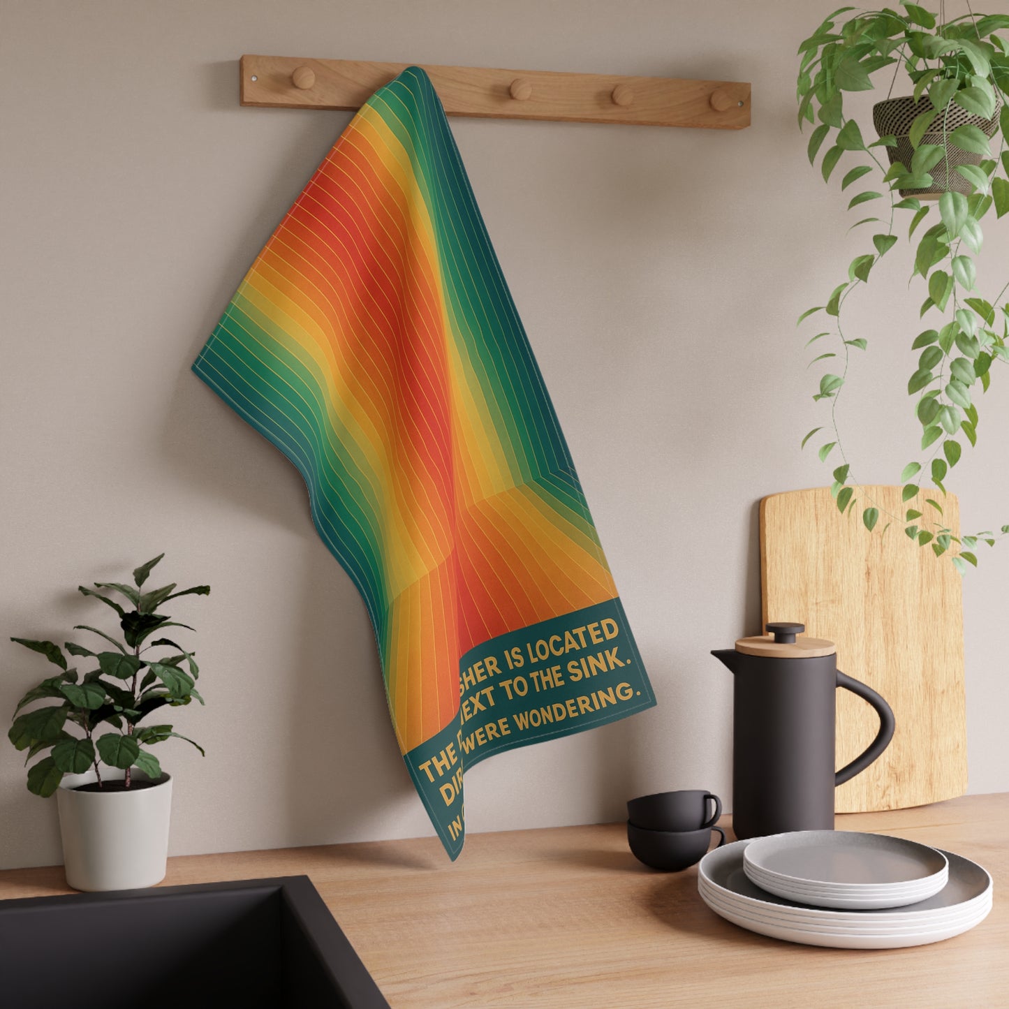 "Sink Logic"  Tea Towel -- Heatherisms Collection