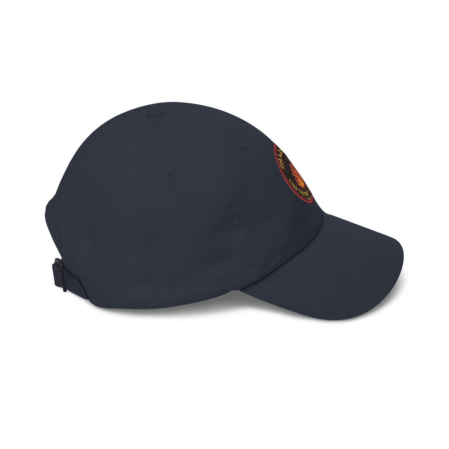 CHAOS BOSS Dad Hat | Embroidered Firefighter-Inspired Cap | Heatherisms™ Collection