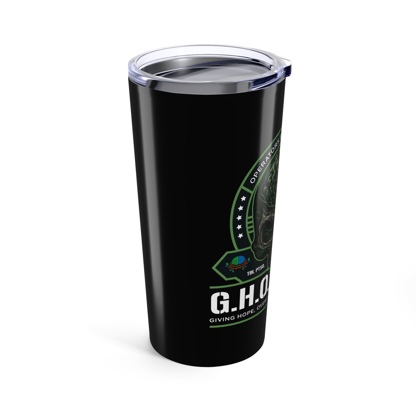 G.H.O.S.T. Ops Motivational Tumbler | 20oz Coffee Cup for Athletes | Overcoming Struggles Gift | Motivational Drinkware | Black [...]