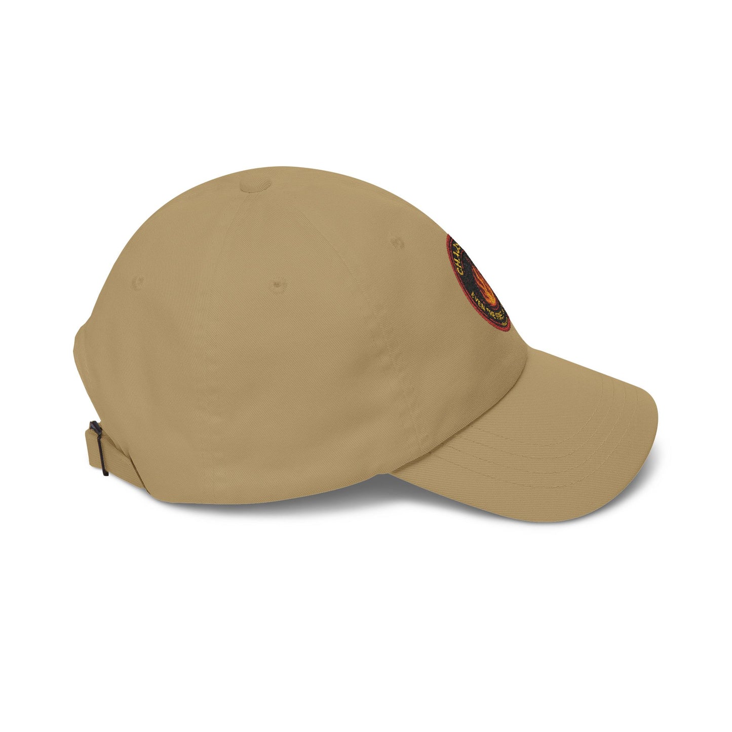 CHAOS BOSS Dad Hat | Embroidered Firefighter-Inspired Cap | Heatherisms™ Collection