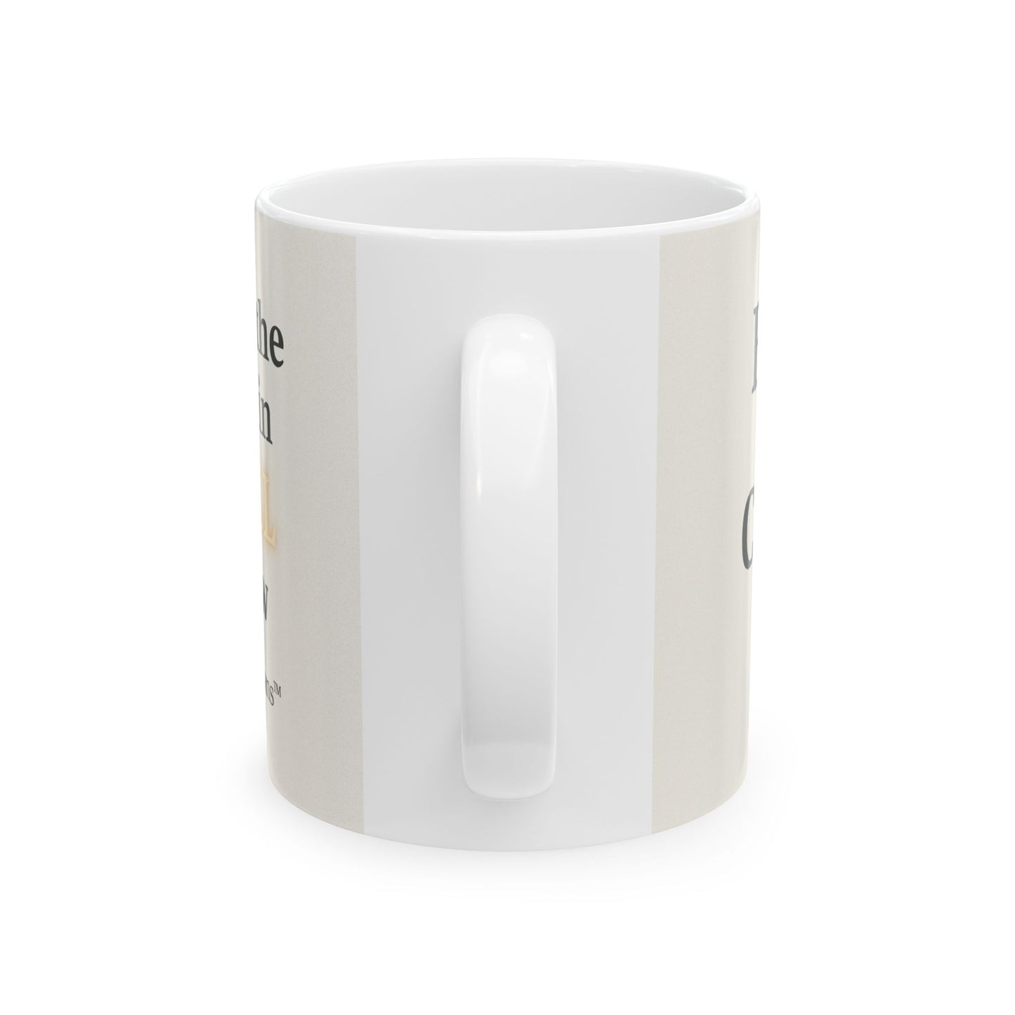 Coffee Chaos Ceramic Mug - Motivational Quote 11oz & 15oz