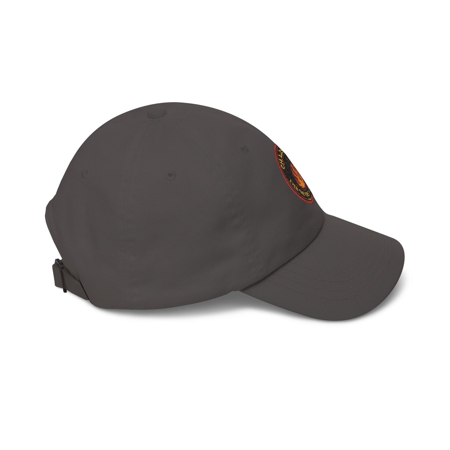 CHAOS BOSS Dad Hat | Embroidered Firefighter-Inspired Cap | Heatherisms™ Collection