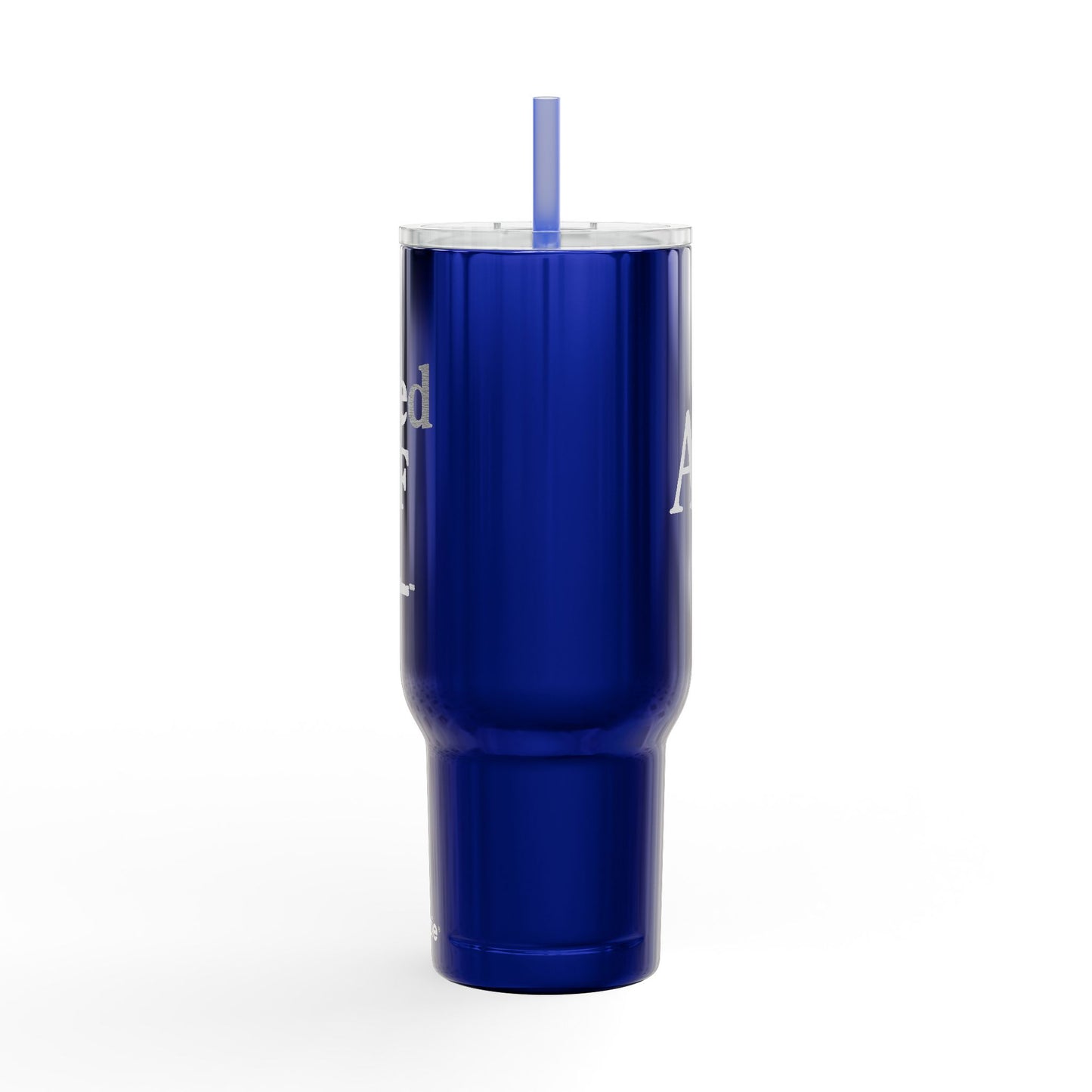 Tired AF – 40oz Insulated Stainless Steel Tumbler with Lid & Straw