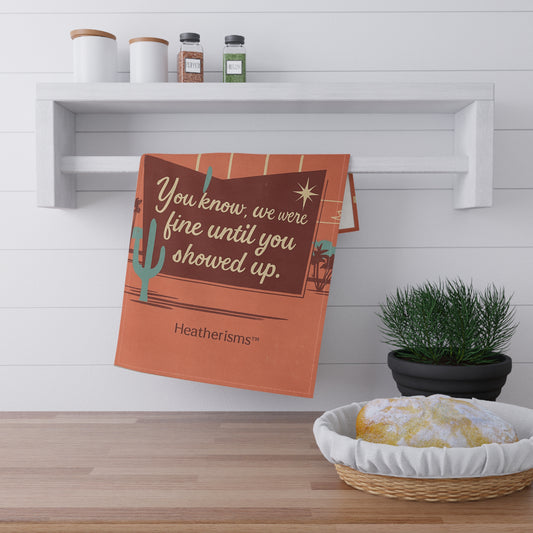 Desert-Themed Tea Towels - Fun Kitchen Decor, Home Gift, Unique Hostess Present, Retro Kitchenware, Southwestern Style