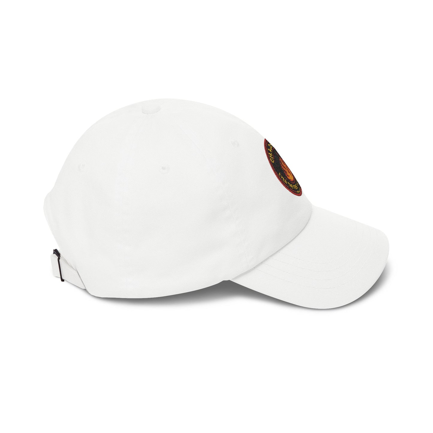 CHAOS BOSS Dad Hat | Embroidered Firefighter-Inspired Cap | Heatherisms™ Collection