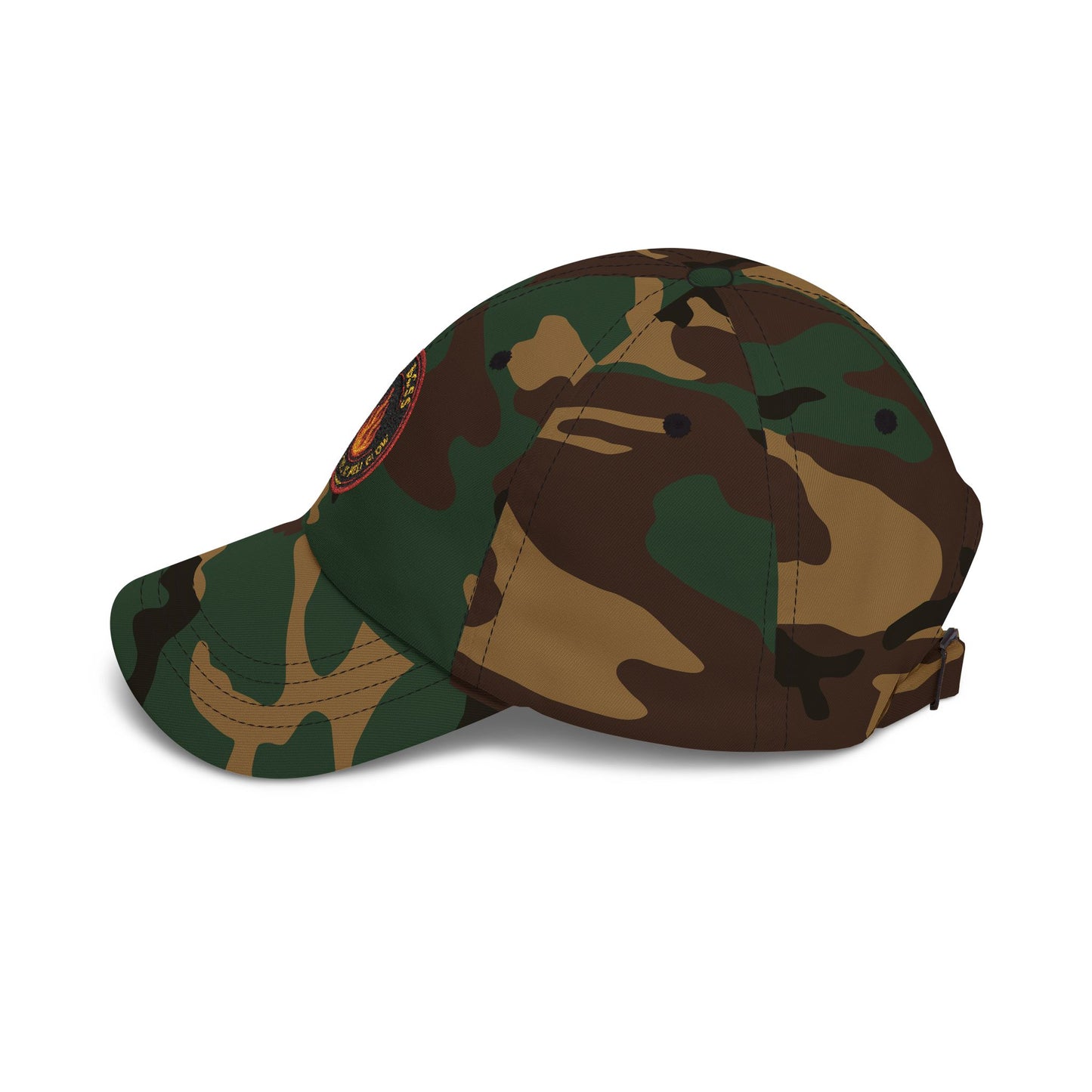 CHAOS BOSS Dad Hat | Embroidered Firefighter-Inspired Cap | Heatherisms™ Collection