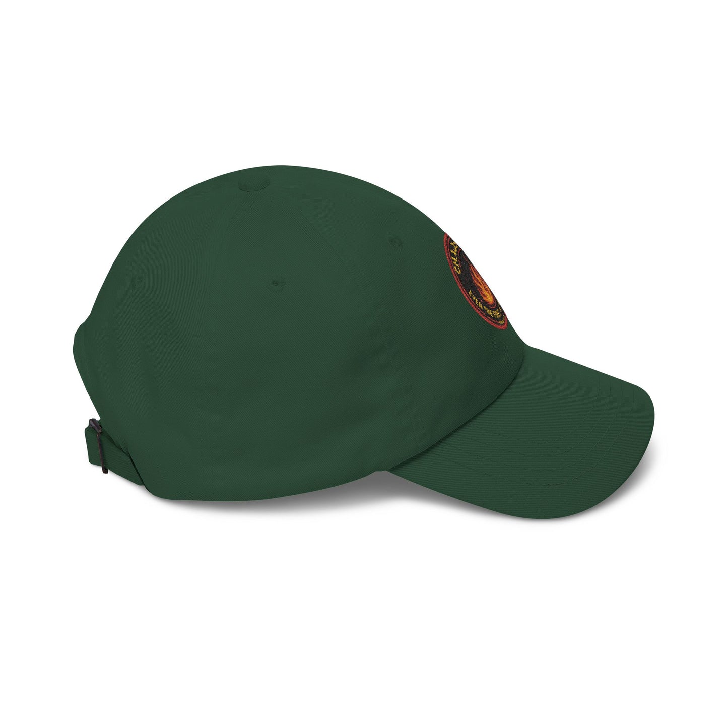 CHAOS BOSS Dad Hat | Embroidered Firefighter-Inspired Cap | Heatherisms™ Collection