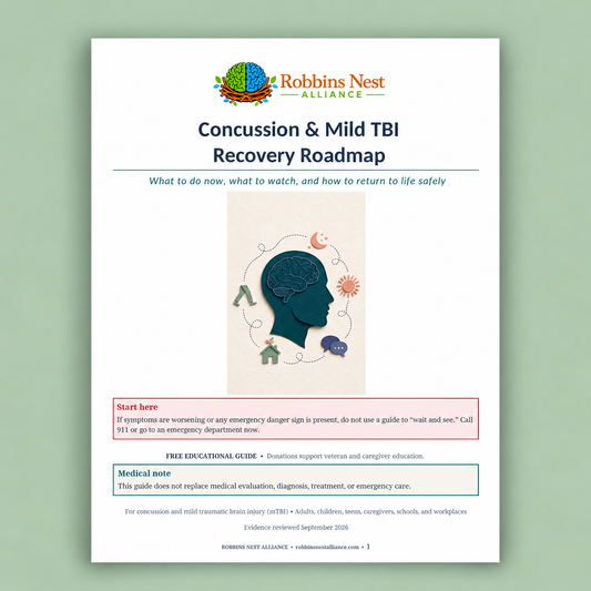 Concussion and Mild TBI Recovery Roadmap